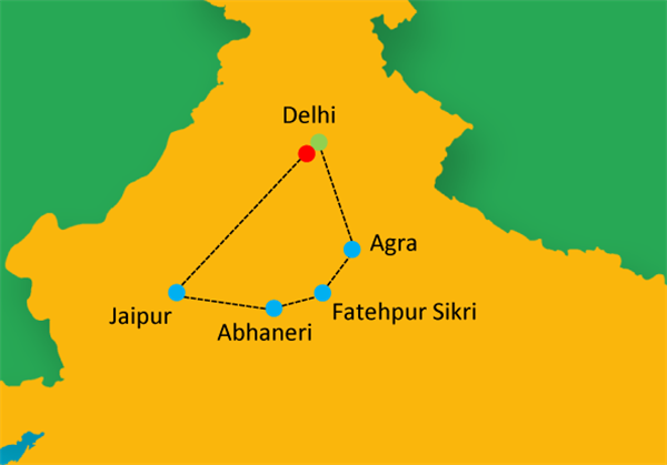 Golden Triangle Map