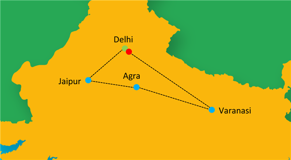 Golden Triangle with Varanasi Tour Package